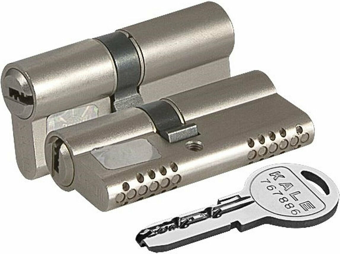 Цилиндр Kale Kilit 164 20751 OBS SNE/80 мм (35+10+35) ключ/ключ никель