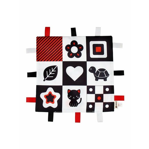 Платочек - шуршалка Мои первые цвета 20х20см 407₽