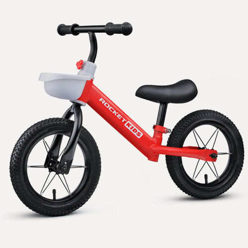 Изображение товара Беговел Rocket 12", надувные колеса, для детей 2,5-5 лет, красный