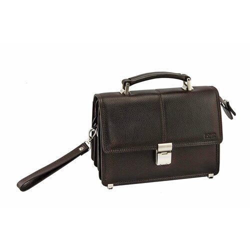 Сумка барсетка BOND NON барсетка 3445, фактура зернистая, коричневый