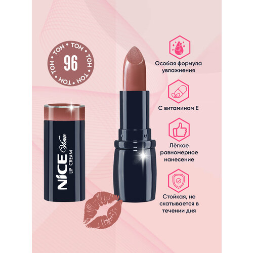Nice View Помада для губ 104-096/терракотово-коричневый