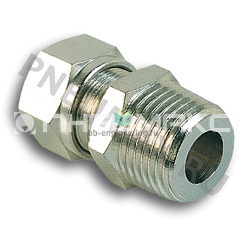фото 2010818 PNEUMAX - Штуцер прямой с нар. резьбой обжимной R1/8-8 мм