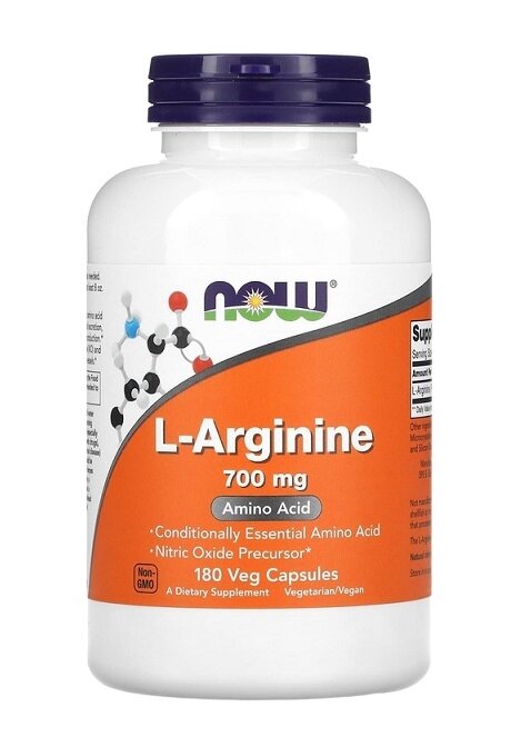 NOW L-Arginine 700 mg (180 вег кап)