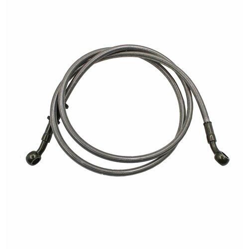 Шланг гидравлический тормозной (армированный) L=1100 d=10мм серый для питбайка и мотоцикла