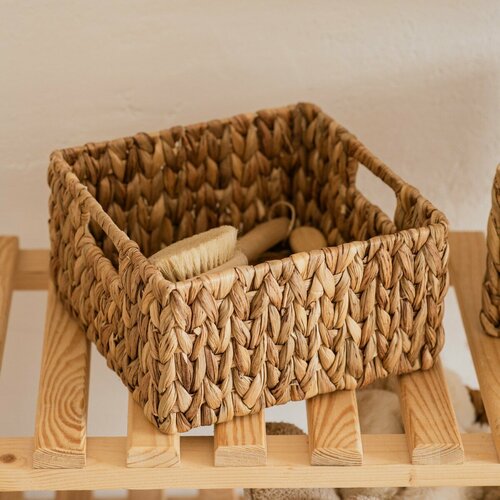 Плетеная корзина для хранения 