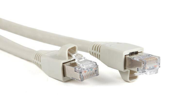 Патч-корд Hyperline PC-LPM-STP-RJ45-RJ45-C6a-0.5M-LSZH-GY