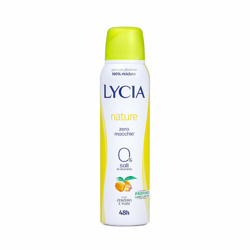 Дезодорант-аэрозоль женский LYCIA имбирь и юдзу, 150 мл
