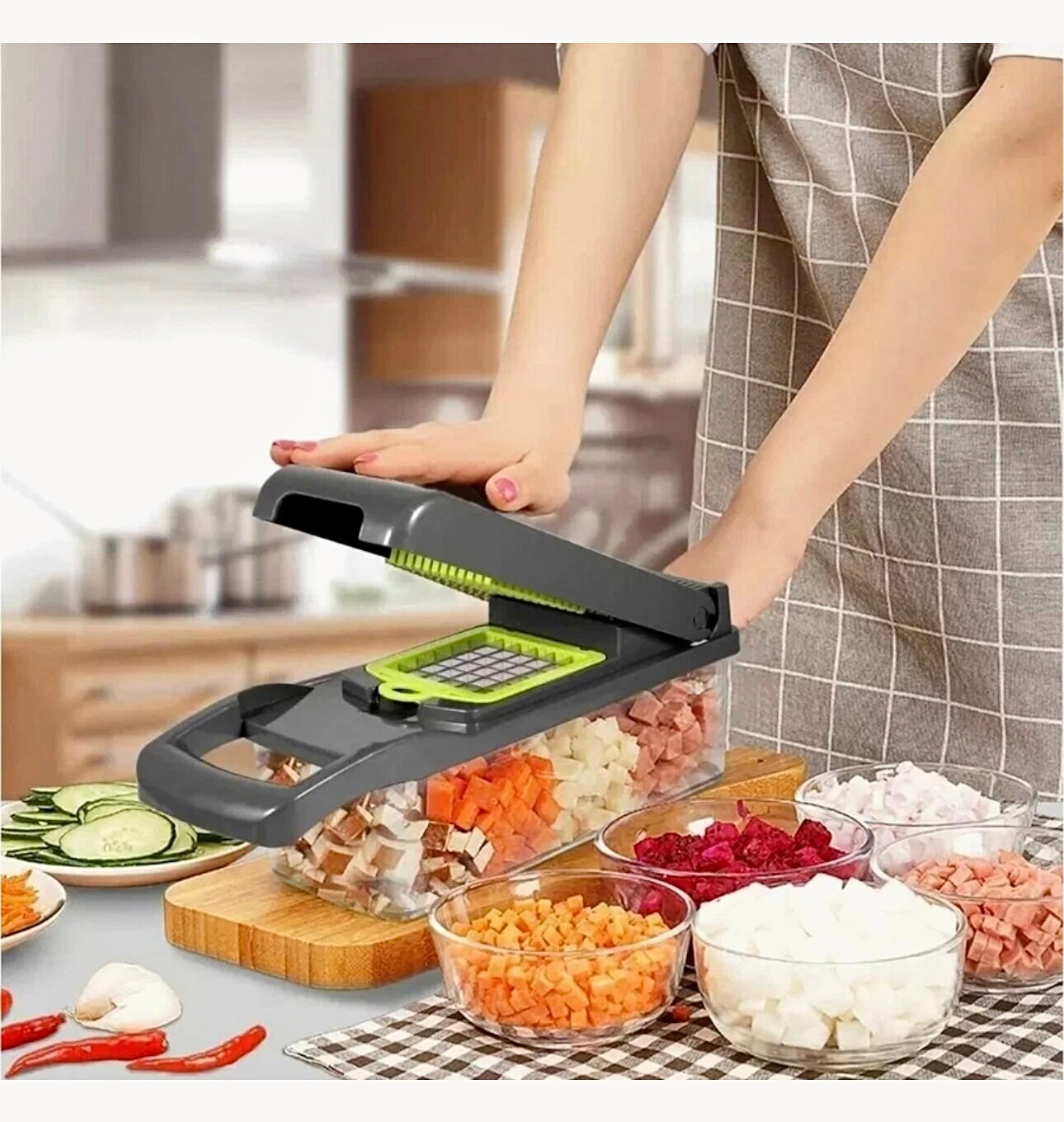 Овощерезка, Терка для овощей, Овощерезка 14 в 1, Измельчитель Veggie slicer — фото 1