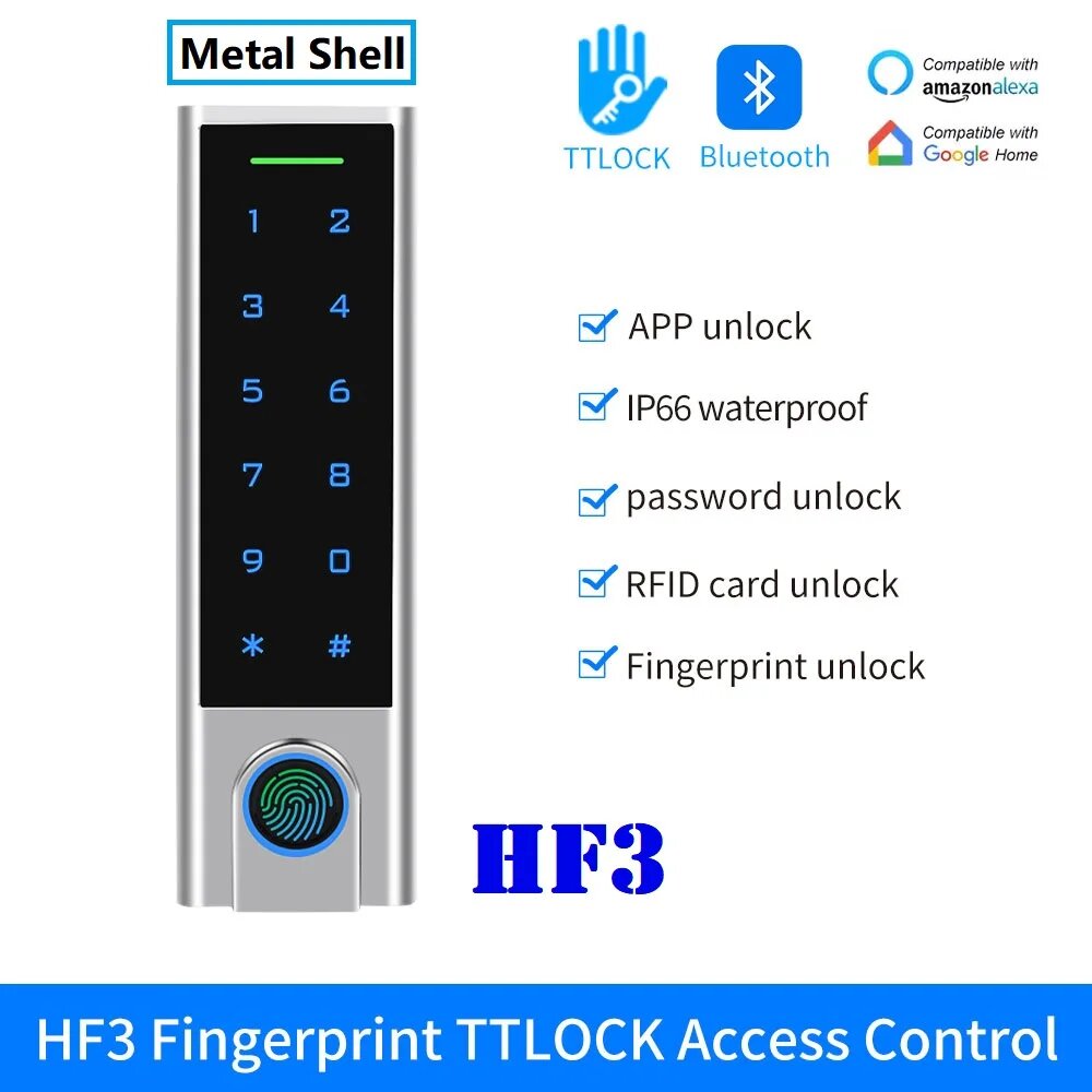 RFID Bluetooth клавиатура TTLOCK для контроля доступа K2/K2F/K3/K3F/K3Q/H3/HF3/G2 HF3-TTLOCK