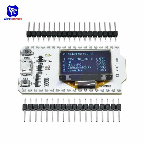 ESP32 NodeMcu CP2102 с OLED дисплеем diymore 901₽