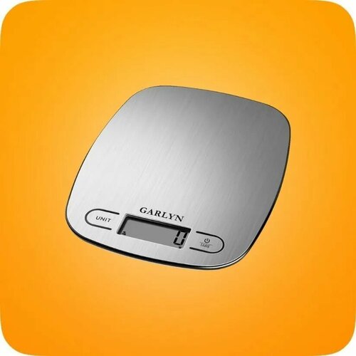 Кухонные весы GARLYN W-01, серебристый