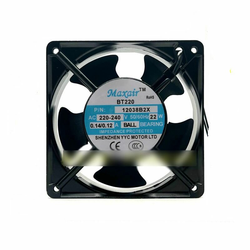 Новый BT220 BT12038B2X AC220V-240V 0,14A 22W 12cm 12038 корпус сварочный аппарат вентилятор охлаждения