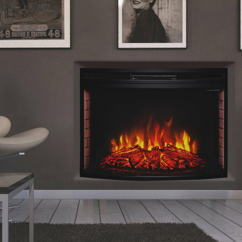 Очаг электрокамина GardenWay Panoramic (Firespace 33W S IR)