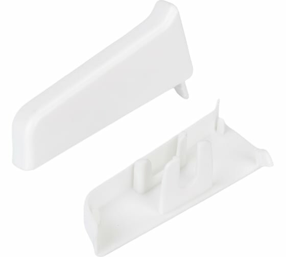 Торцевые заглушки для плинтуса Панельпласт цвет дуб голдэн 60 мм