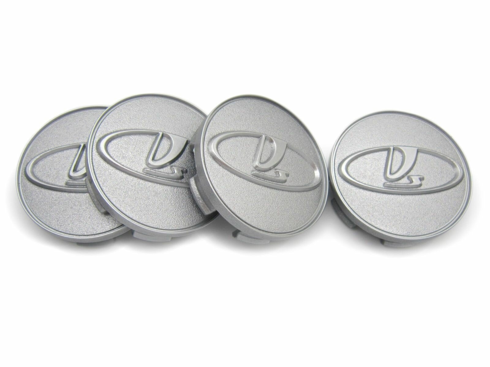 Колпачки, заглушки для литых дисков СКАД Лада silver, 56/51/12 мм, комплект 4 шт.