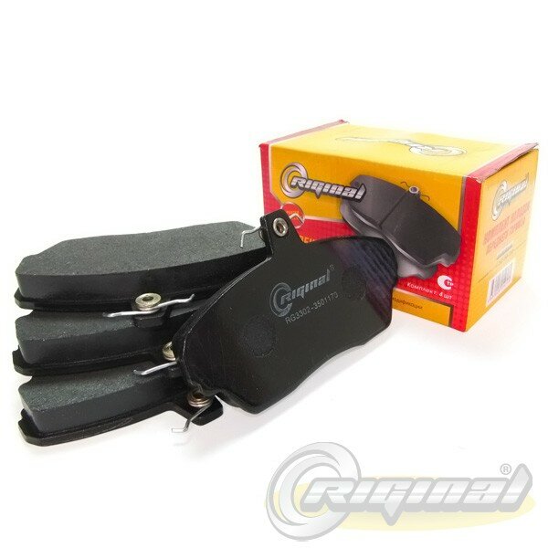 Колодки тормозные Г-3302 передние Riginal 174618 Riginal RG3302-3501170