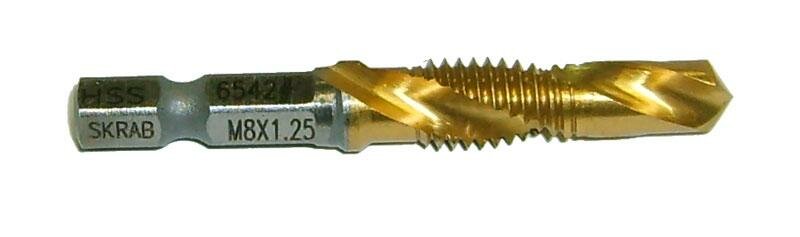 Сверло-метчик М5х0,8х57,5мм HSS TiN