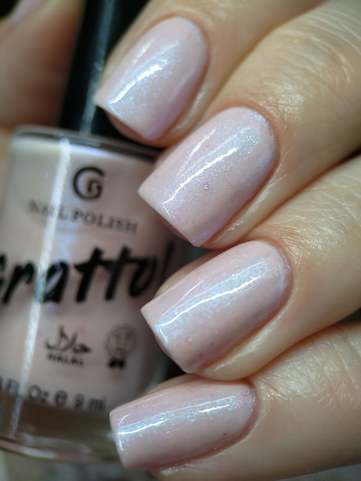 Grattol Color Nail Polish Enjoy the moment - Лак для ногтей, сушка без лампы, перламутровый, розовый, 9 мл