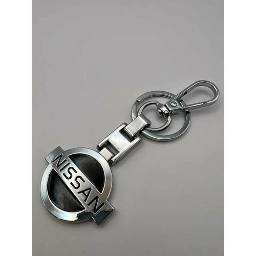 Брелок Nissan, лаковая фактура, Nissan, черный