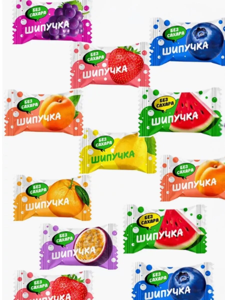 Леденцы без сахара шипучка — фото 1
