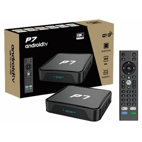 Смарт ТВ приставка P7 432 gb 8К HDR Wi-Fi 6 для телевизора Android 12 4900₽