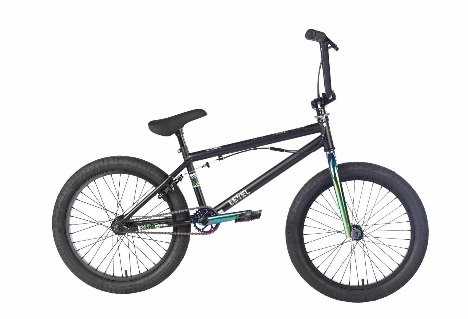 Велосипед BMX Tech Team LEVEL с гироротором зеленый 204