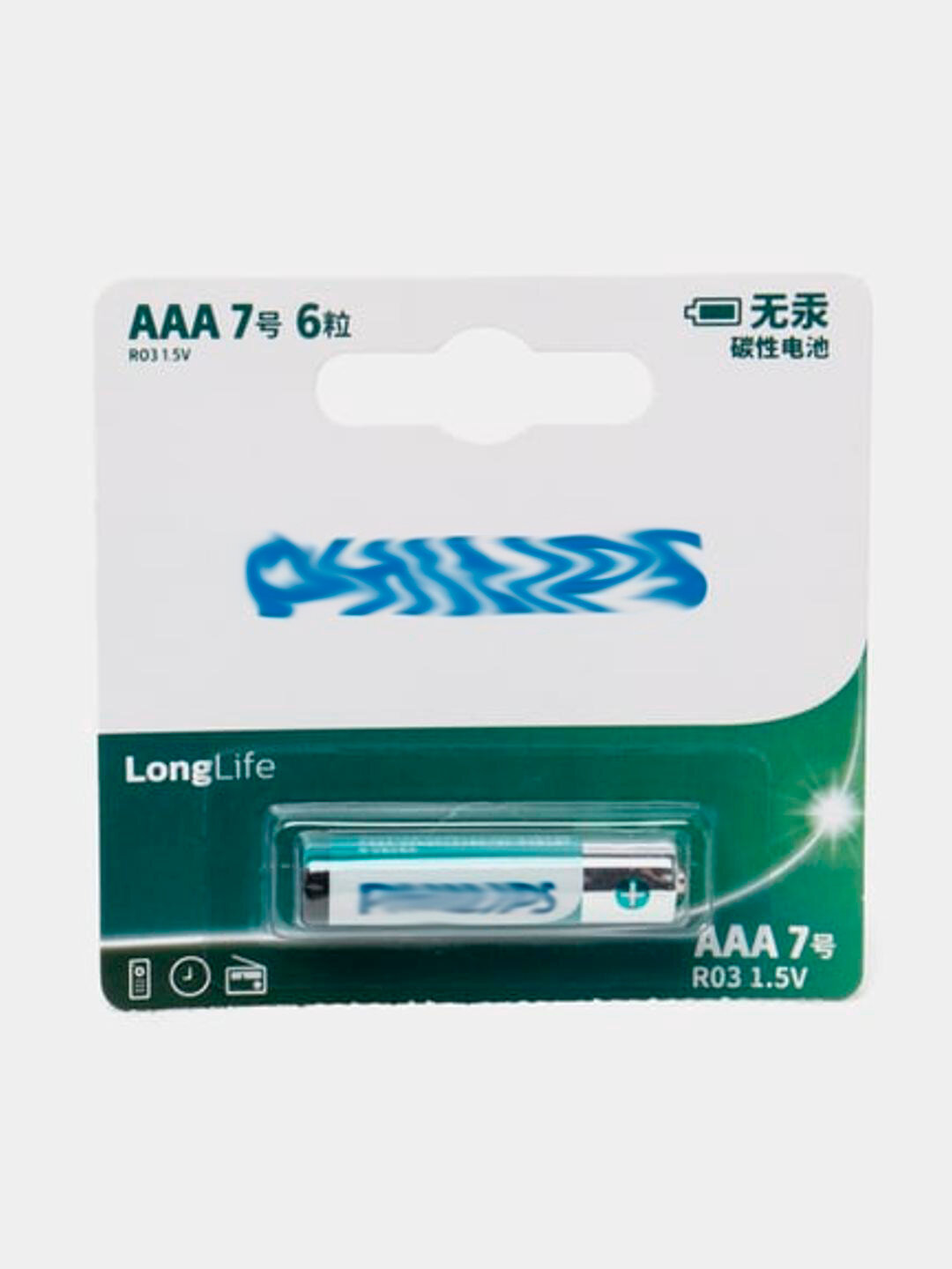 Батарейки Phillips Long life 1.5V, AAA. комплект 5шт, для домашний техники