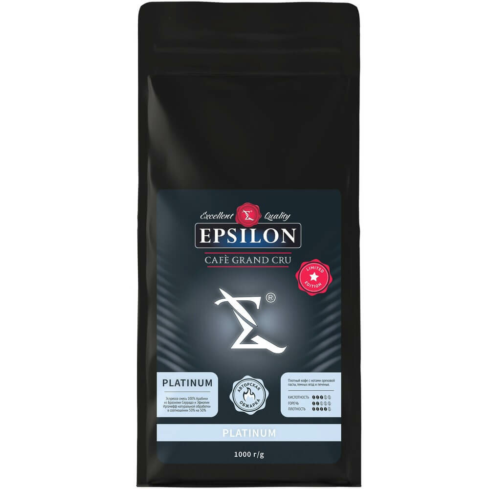 Кофе зерно Epsilonpresso Epsilon Platinum 1 кг - фото №3