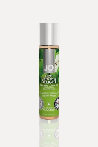 Изображение товара Съедобный лубрикант со вкусом зеленого яблока JO H2O Green Apple, 30 мл