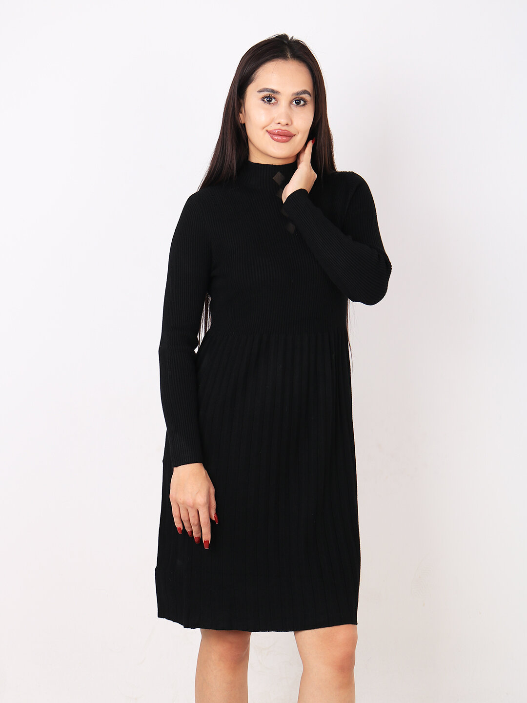 Платье , размер One Size, черный