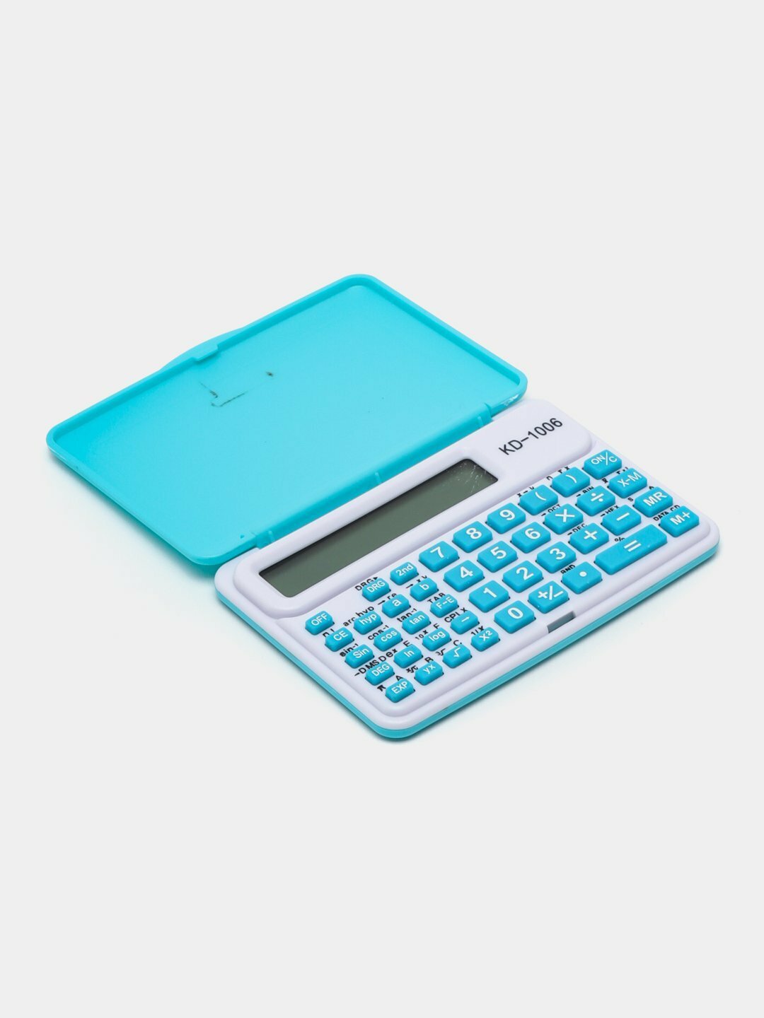 Инженерный калькулятор KD-1006, с чехлом, десяти разрядный, карманный, для абитуриентов - Голубой