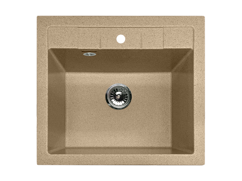 Кухонная мойка GranFest QUADRO GF-Q-561 песочный