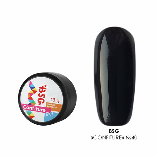 фото Bsg, confiture - жёсткий гель для наращивания №40 (низкая вязкость), 13 гр