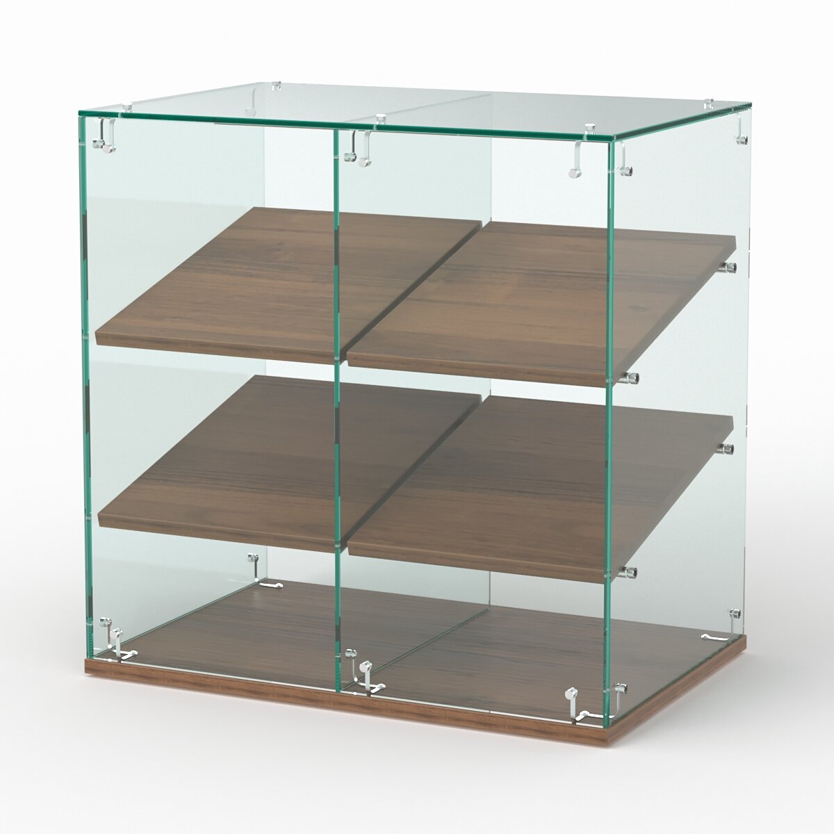 Витрина "сладость" №7-КОП-П для конфет, орехов, печенья пдсп, Орех