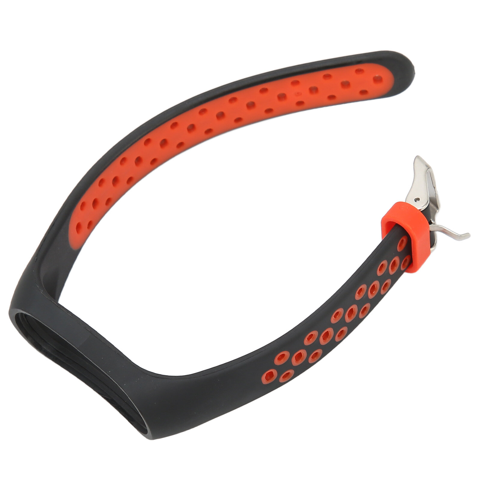 Изображение Умный браслет для Xiaomi Mi Band 6 5 NFC, двухцветный, черно-красный, с анти-потерянным эффектом