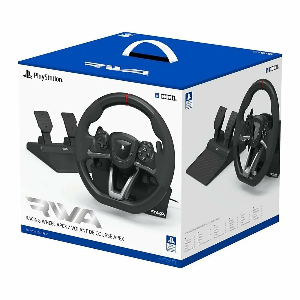 Руль игровой Hori черный PS5/PS4/PC SPF-004 Racing Wheel Apex