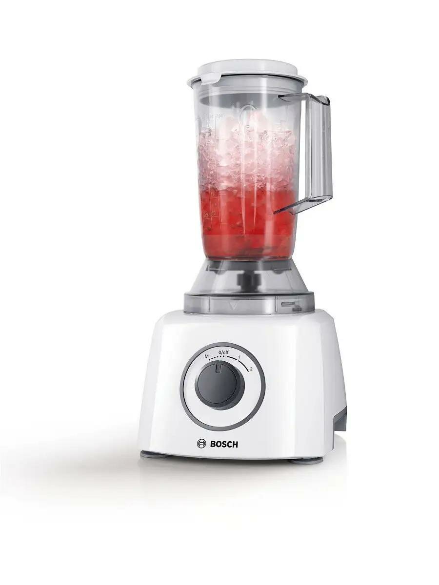 Комбайн кухонный BOSCH MultiTalent MCM3200W, мощность 800Вт, емкость чаши 2.3л, белый — фото 1