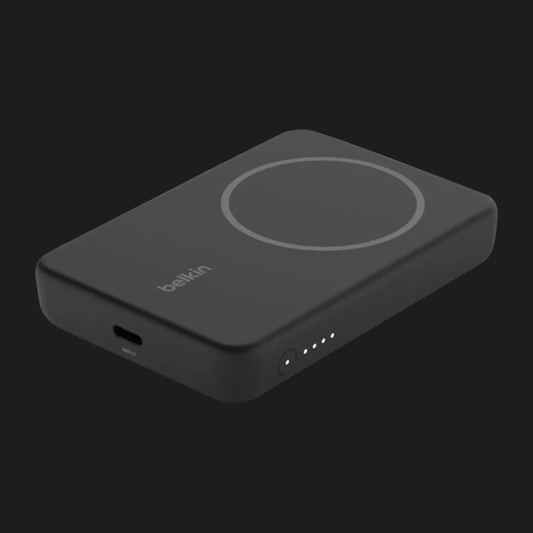 Power Bank Belkin, Magsafe, 5000mAh, с подставкой, проводная/беспроводная зарядка