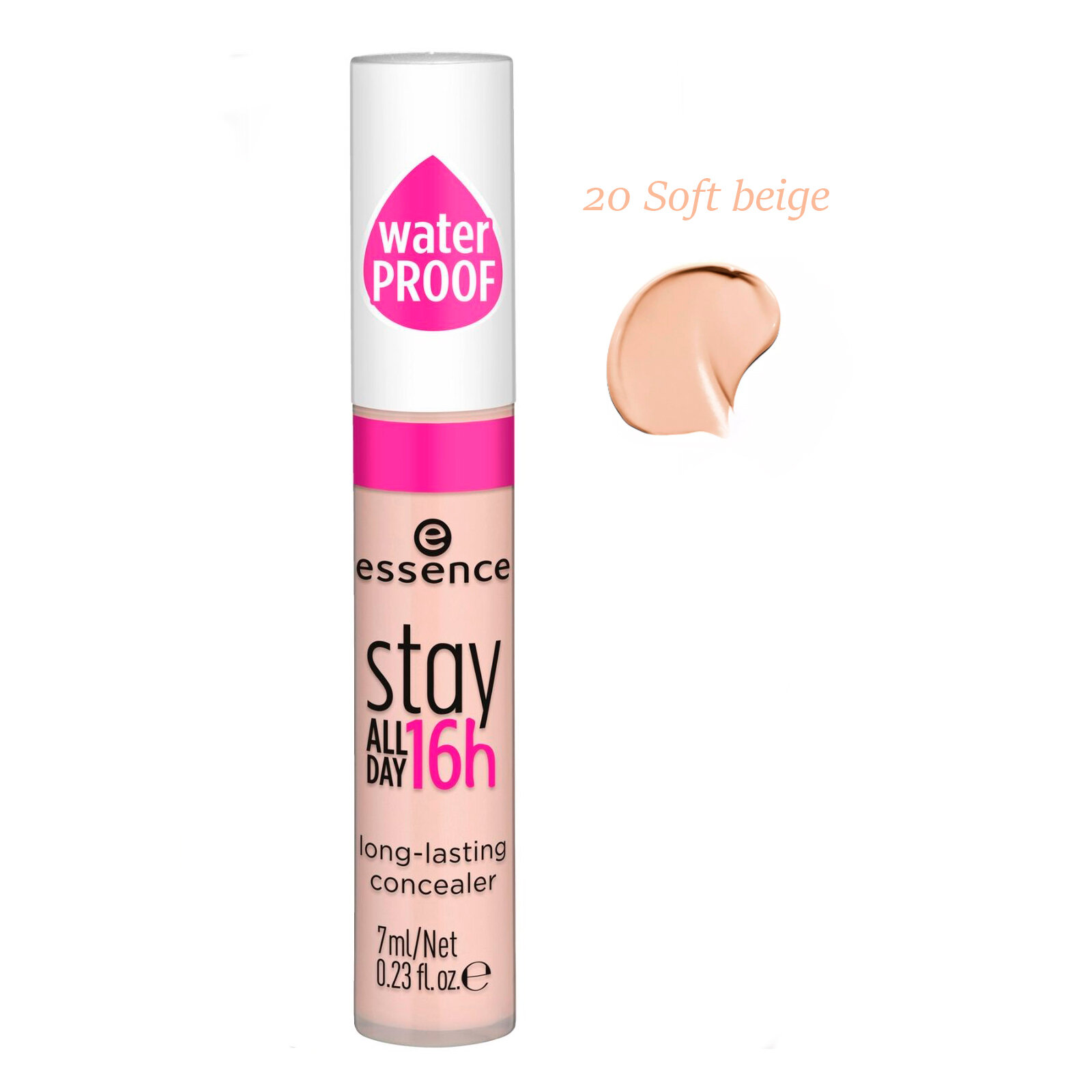 Консилер ESSENCE "Stay All Day", 16 часов, кремовый, бежевый