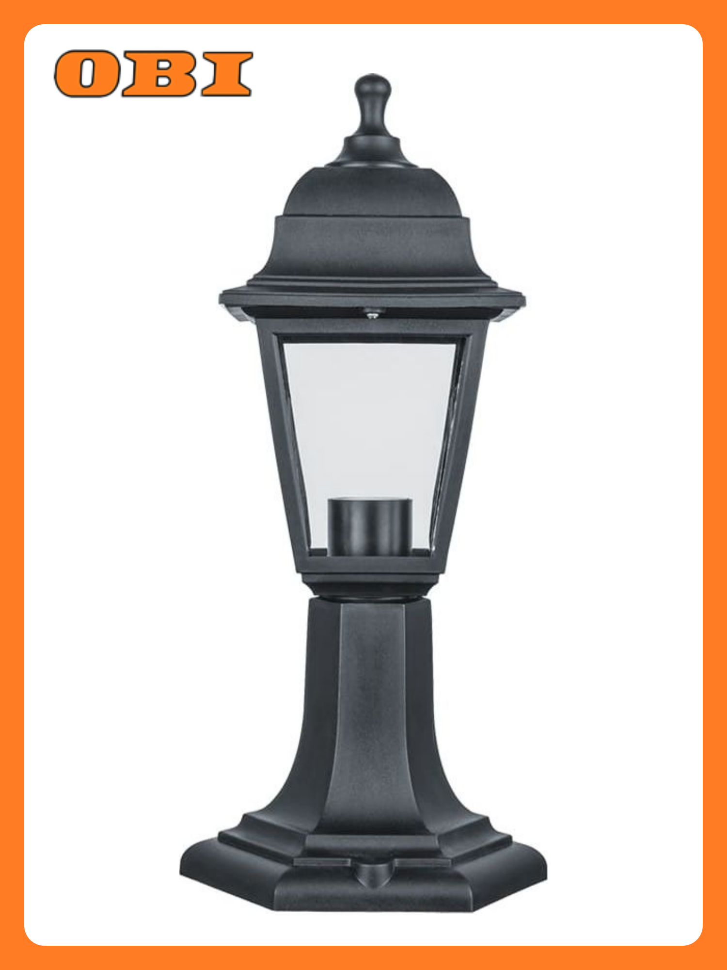 Светильник четырёхгранный Navigator 80468 чёрный 60 Вт IP44 E27