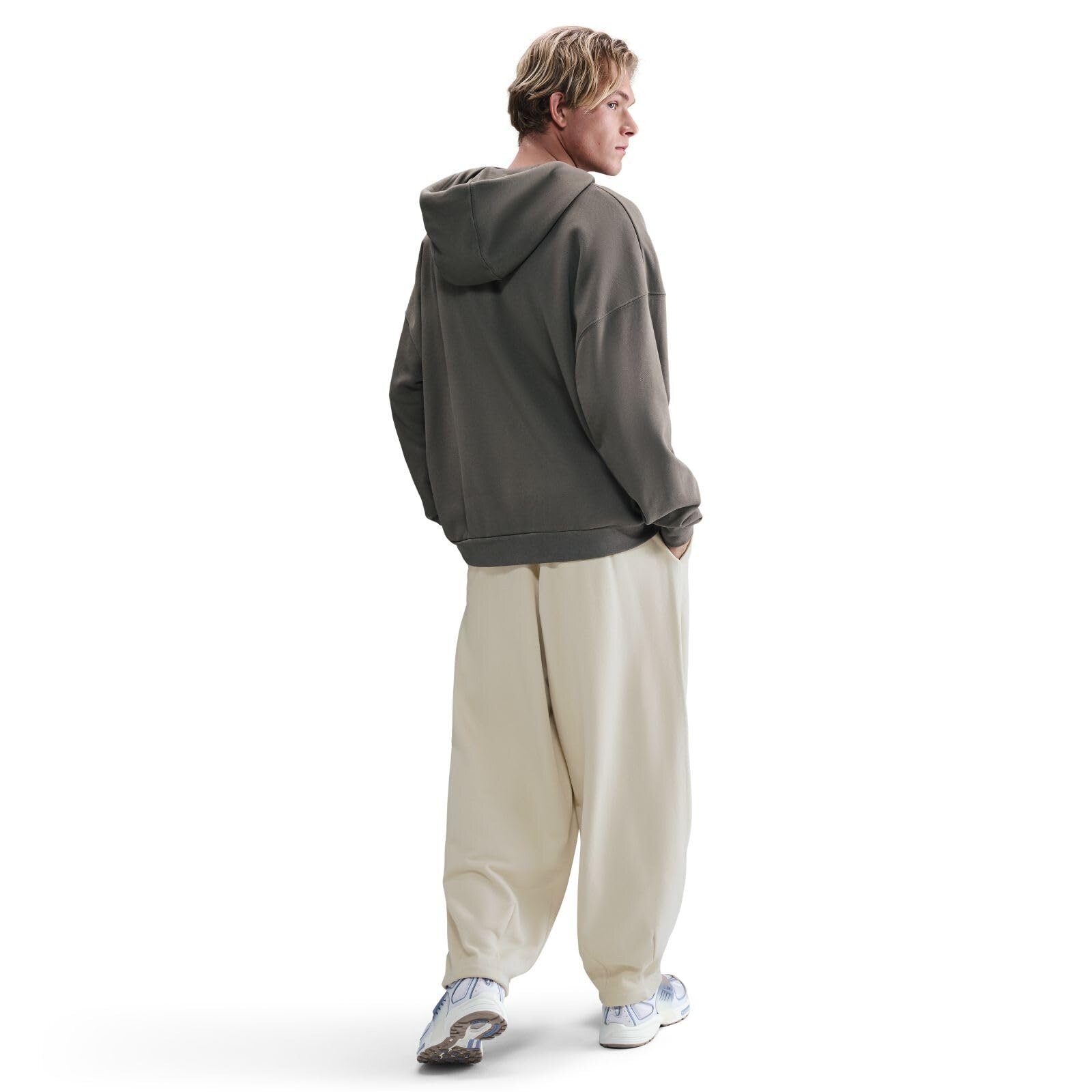 Брюки NIKE, размер M, бежевый — фото 1