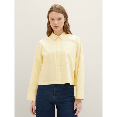 фото Рубашка tom tailor, размер xs, желтый