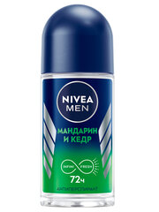 Дезодорант-антиперспирант шариковый NIVEA MEN "Мандарин и кедр", 50 мл.