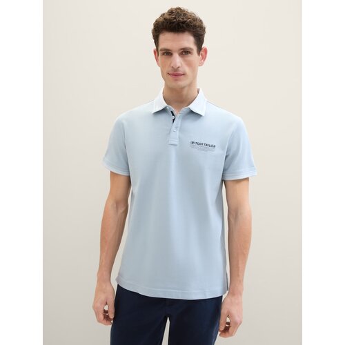 Поло Tom Tailor, размер XL, синий футболка поло tom tailor для женщин белая размер xs 42