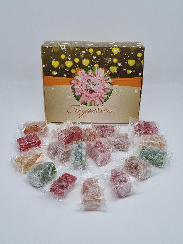 Подарочный набор с 8 марта черноморских батончиков 450гр