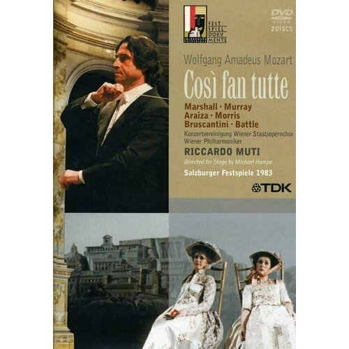 Mozart: Cosi fan tutte. Salzburger Festspiele, 1983. 2 DVD mozart cosi fan tutte