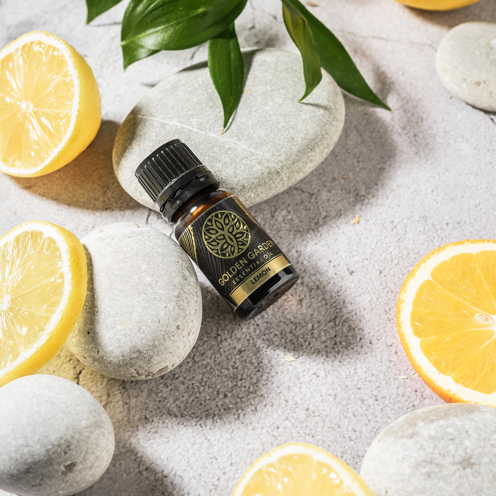 Натуральное Эфирное масло лимон 10мл Golden Garden для ароматерапии, диффузора, бани и сауны