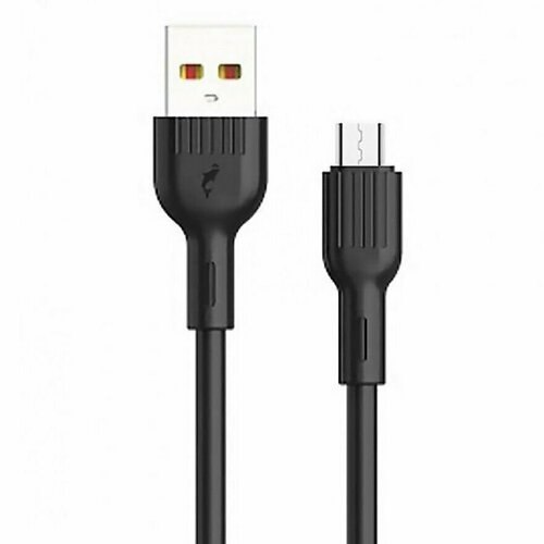 Кабель USB - micro USB, SKYDOLPHIN S03V, черный, 1 шт. набор кабель usb micro usb и штекер любовь 1 м like me