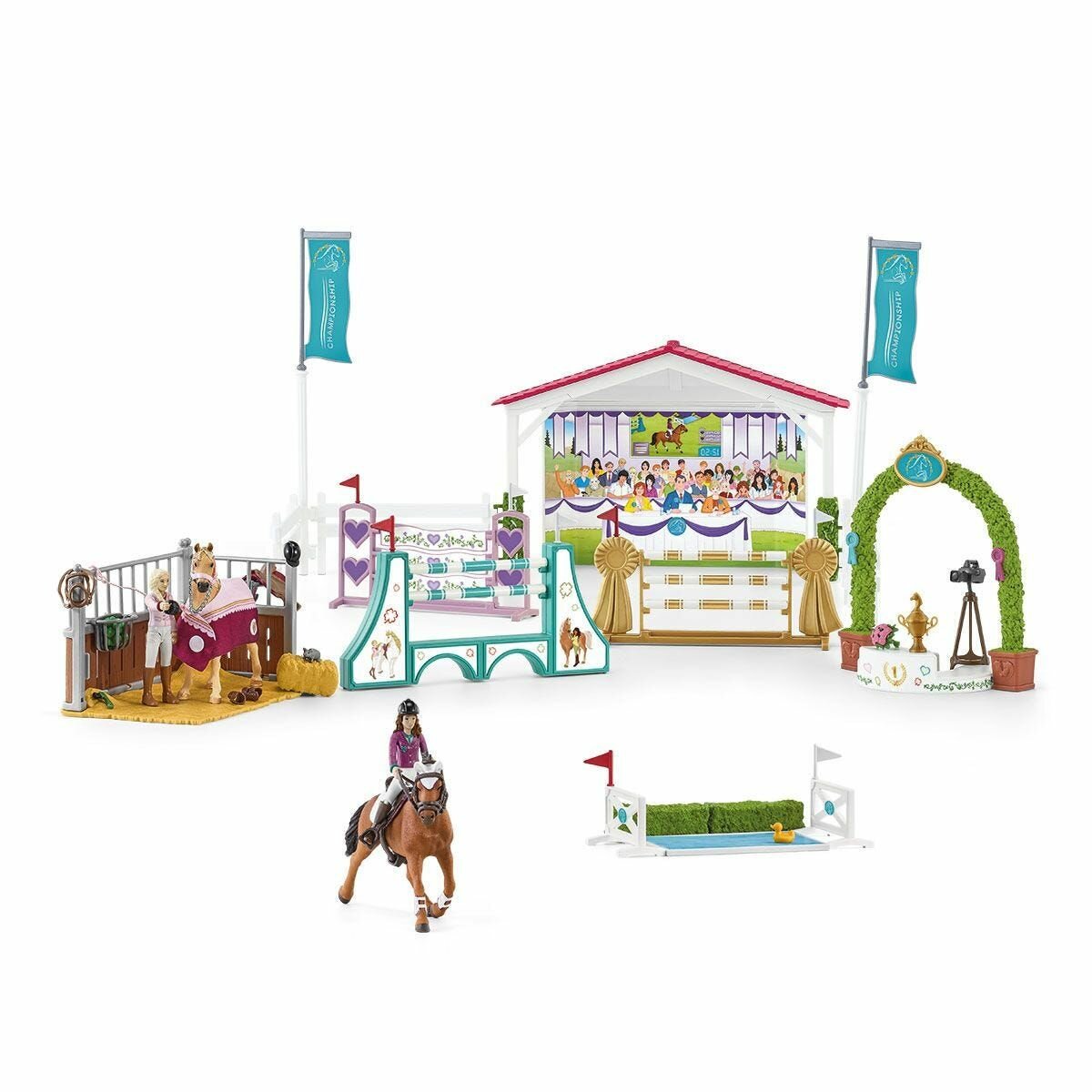 Игровой набор "Конный дружеский турнир" Schleich Horse Club, для детей от 5 лет, Шляйх 42440