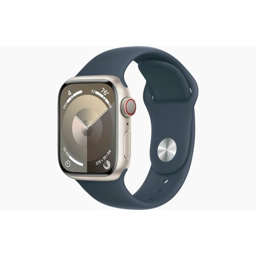 Умные часы Apple Watch Series 9 45 мм Aluminium Case GPS SilverStorm Blue Sport band SM 4500000₽